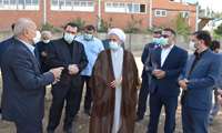حضرت آيت اله محمدي لائيني نماينده ولي فقيه در مازندران، از شهرك صنعتي نكا بازديد كرد