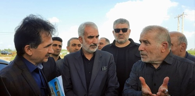  استاندار مازندران از شهرک صنعتی شهید سلیمانی بهشهر بازدید کرد.