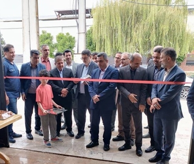 واحد تولیدی مطهرنوژان کیش در شهرک صنعتی شهدای محمودآباد افتتاح شد