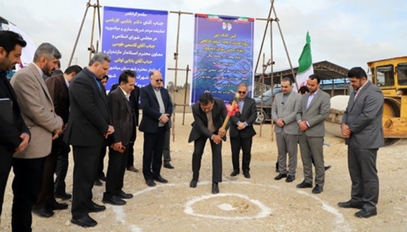 6 واحد صنایع کارگاهی در شهرک صنعتی شهدای میاندرود کلنگ زنی شد